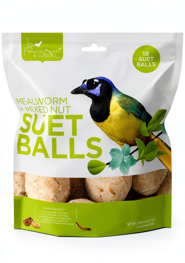 Suet Bird Food Pacific Bird No Melt Formula 28oz-0