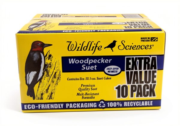Wildlife Sciences Woodpecker Suet Cakes 10 Pack-0