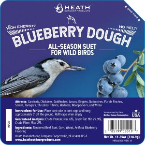 Heath Suet Cake Blueberry All Season Bird Food-0