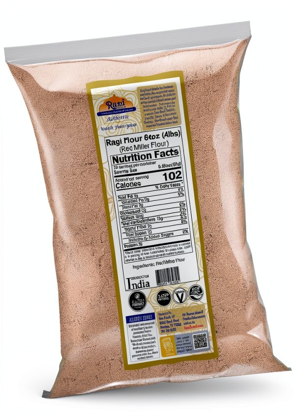 Ragi Red Millet Flour Rani Brand Gluten Friendly Vegan-5