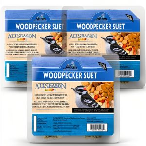 Heath Woodpecker Blend Suet Cakes - Bird Food - 3 Pack-0