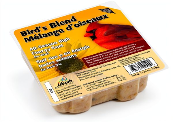 Heath Outdoor No Melt Suet Cake Bird Food High Energy-0