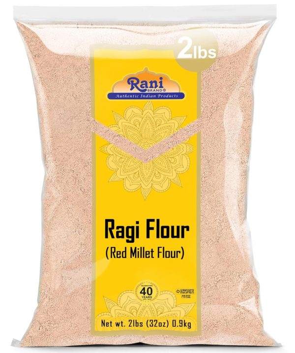 Ragi Red Millet Flour Rani Brand Gluten Friendly Vegan-0