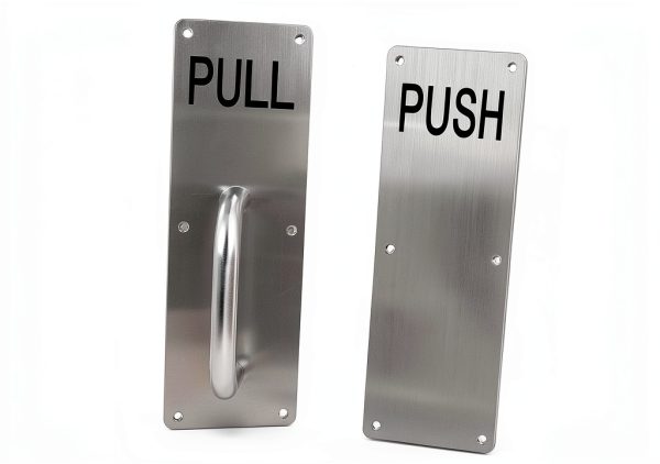 Stainless Steel Door Handle Pull Push Plate by Aimyoo 11.8x3.2 Inch-2